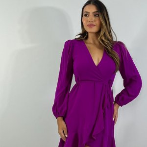 Vestido Maraisa - Fúcsia - Image 1