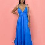 Vestido Valentina Longo - Azul