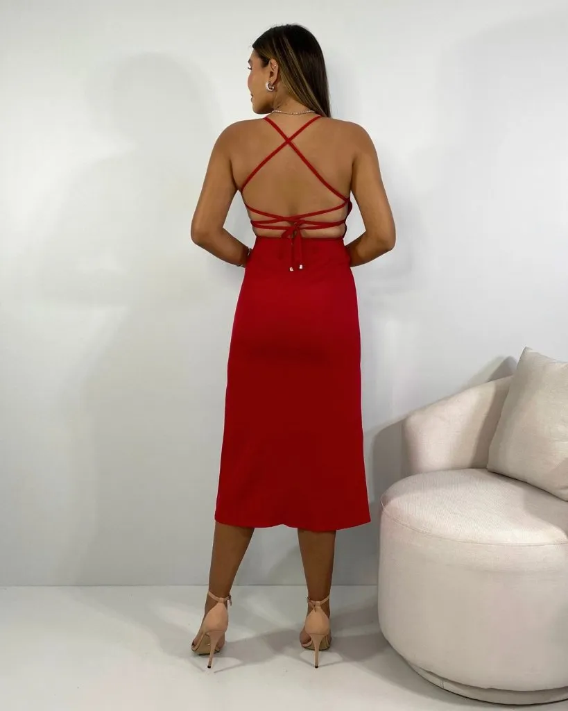 Vestido Edna - Vermelho, foto 2