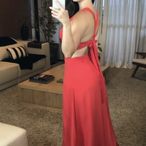 Vestido Sabrina - Vermelho Cereja - Image 2