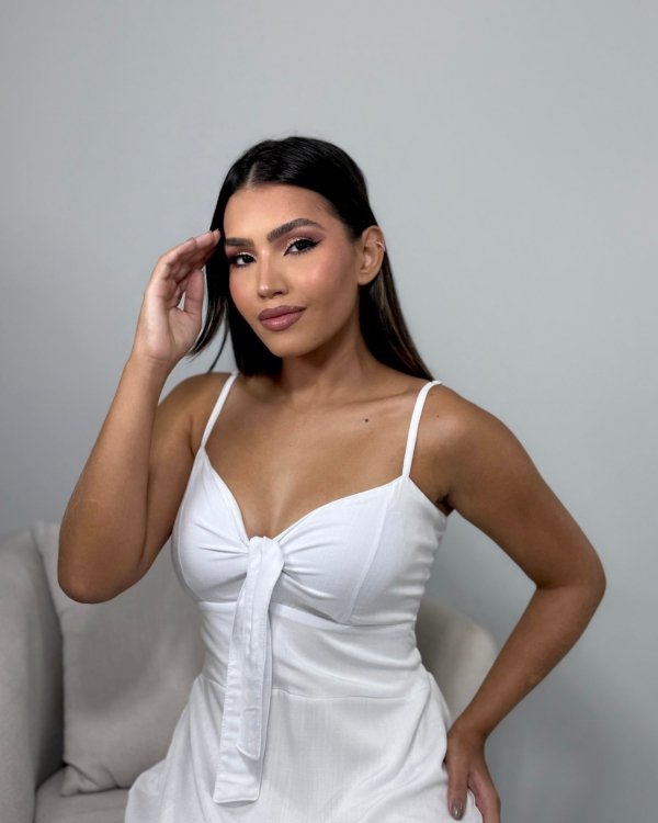 Vestido Camila - Branco - Imagem 6