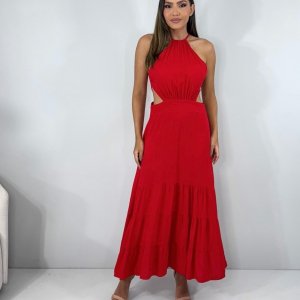 Vestido Estefane - Vermelho - Image 1