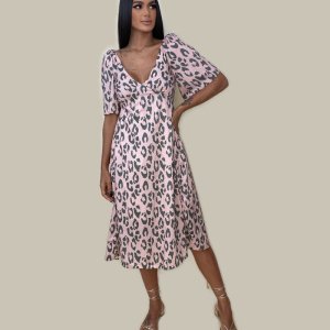 Vestido Núbia - Onça Rosê - Image 3