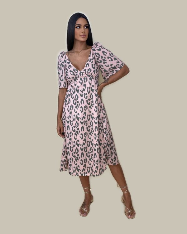 Vestido Núbia - Onça Rosê - Imagem 3