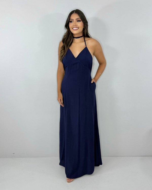 Vestido Victória - Azul Marinho - Imagem 2