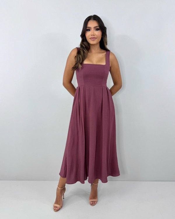 Vestido Samanta - Marrom - Imagem 2