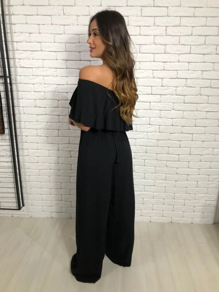 Macacão Luíza - Preto