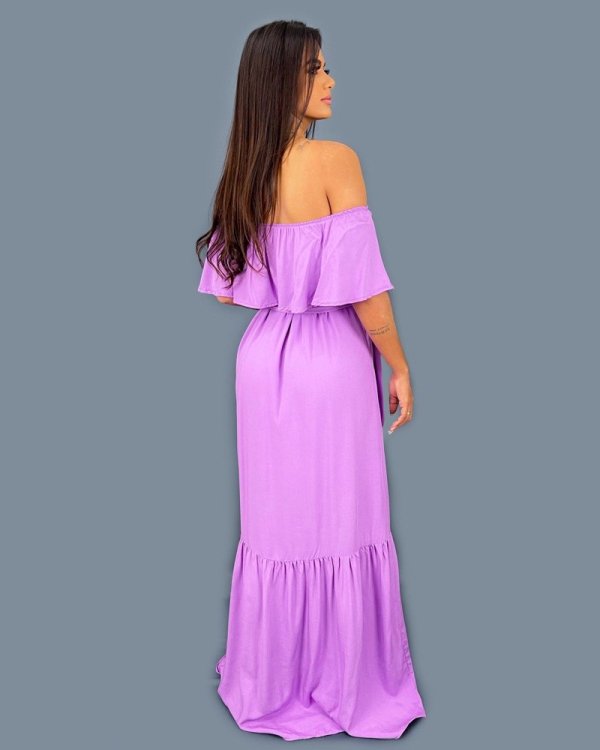 Vestido Luíza - Lilás - Imagem 2