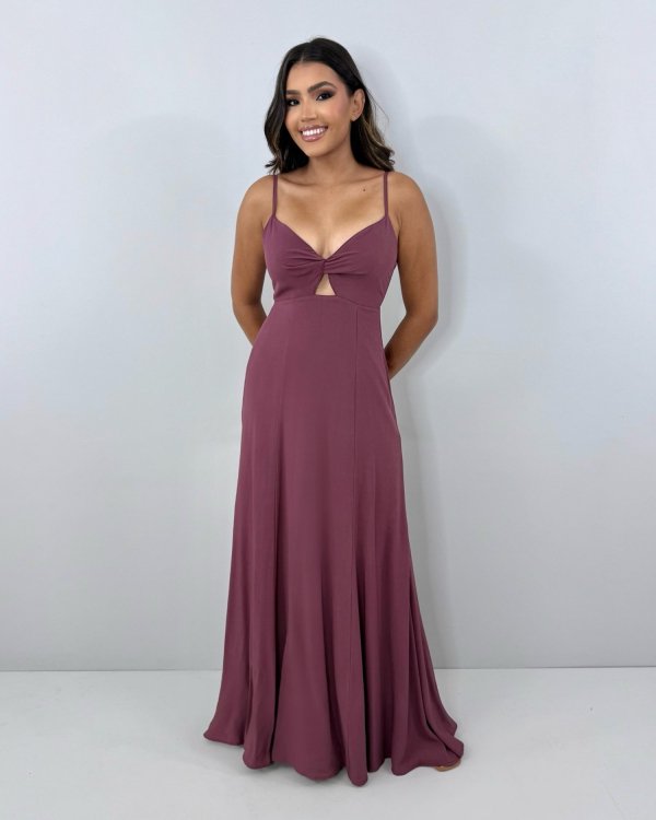 Vestido Eliana - Marrom - Imagem 2