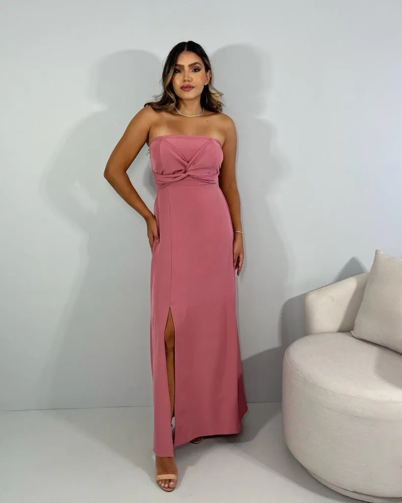 Vestido Maya - Rosê