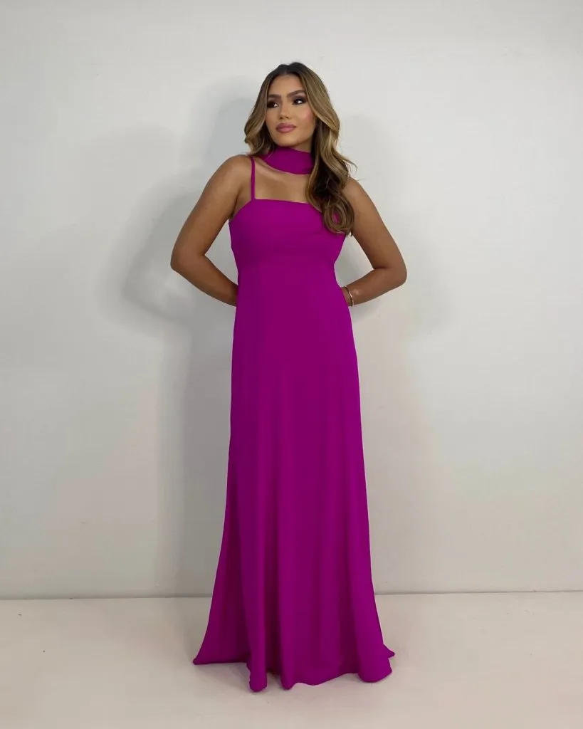 Vestido Lina - Fúcsia