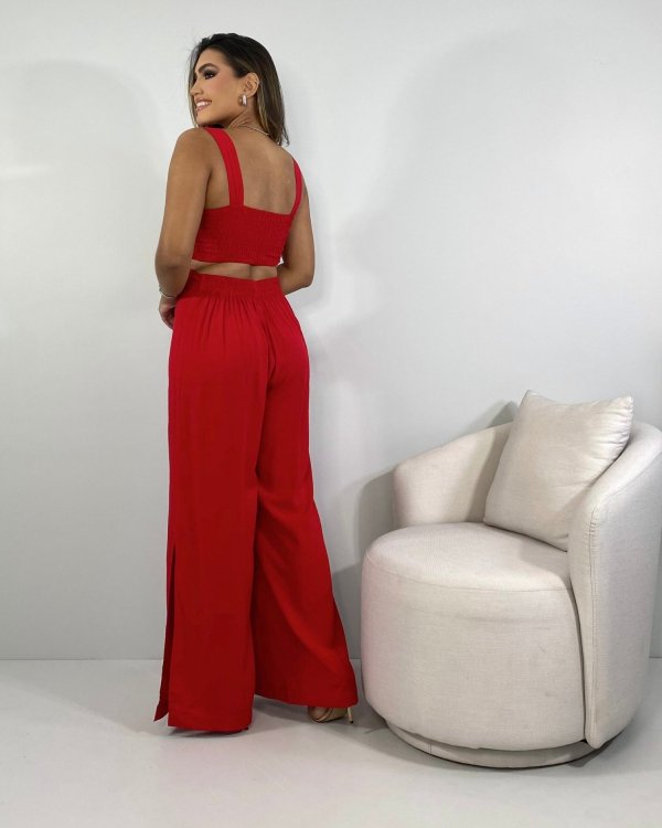 Macacão Maíra - Vermelho - Imagem 2