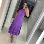 Vestido Estefane - Lilás