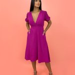 Vestido Clarice - Fúcsia