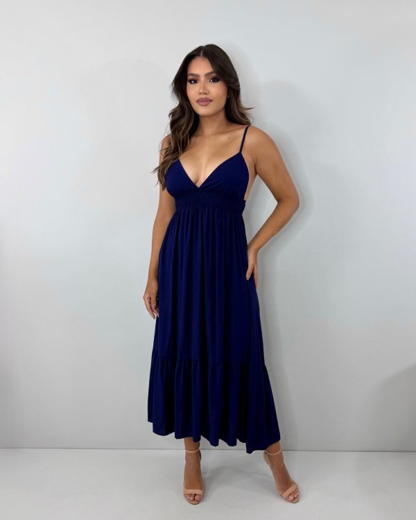 Vestido Beatriz - Azul Marinho - Imagem 3