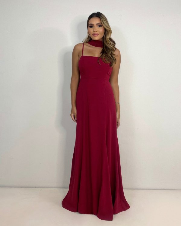 Vestido Lina - Marsala - Imagem 8