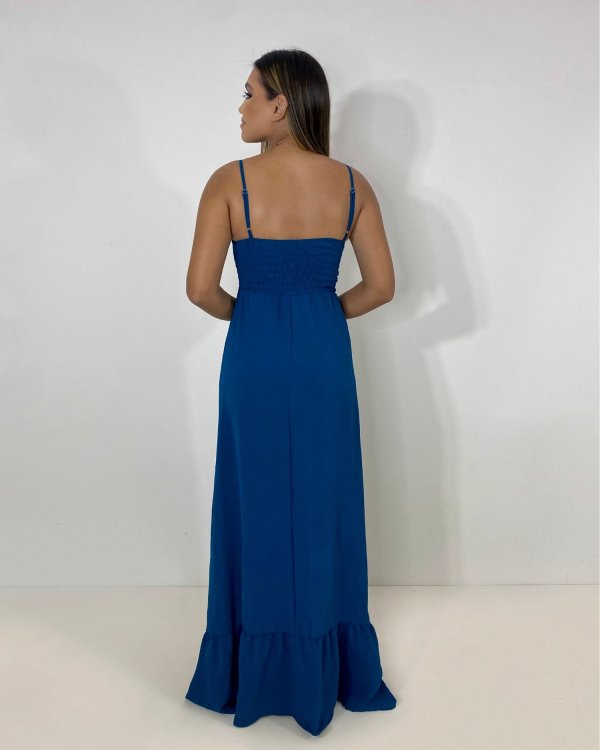 Vestido Amelie - Azul Petróleo - Imagem 3