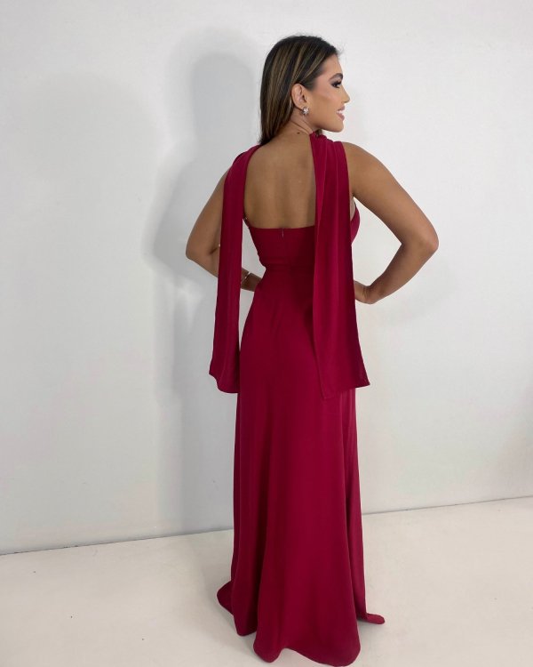 Vestido Lina - Marsala - Imagem 7