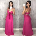 Vestido Natália - Rosa Chiclete