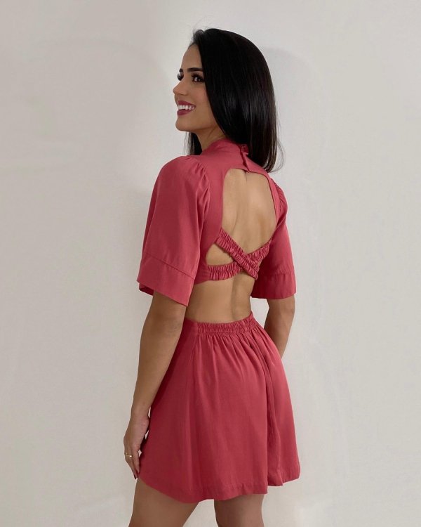 Vestido Tânia - Rosê - Imagem 3
