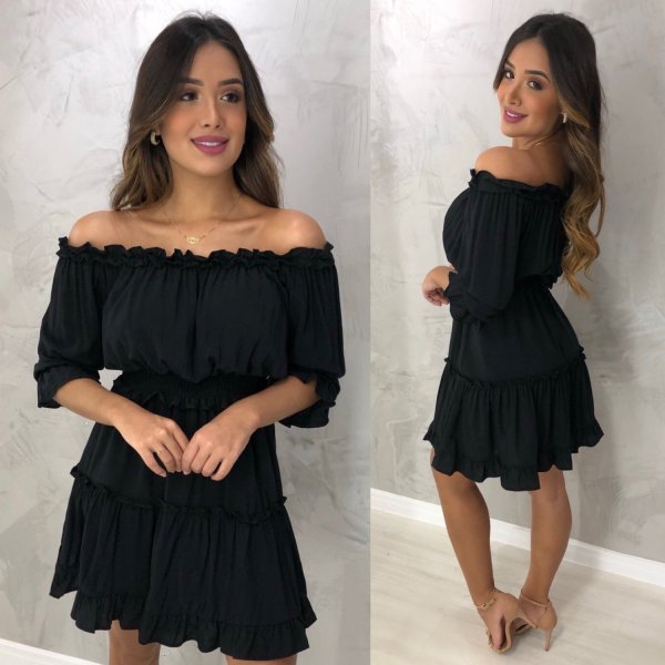 Vestido Jordana - Preto - Imagem 3