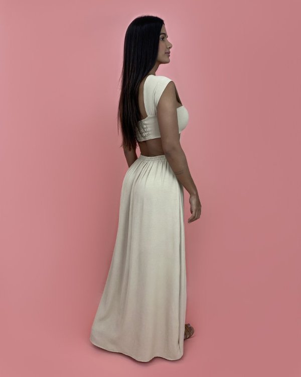 Vestido Antonela - Nude - Imagem 3