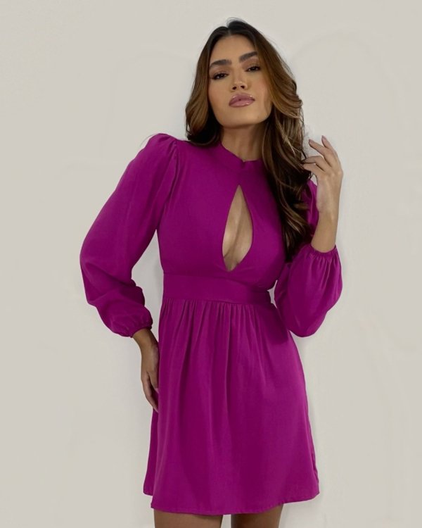 Vestido Mayara - Fúcsia