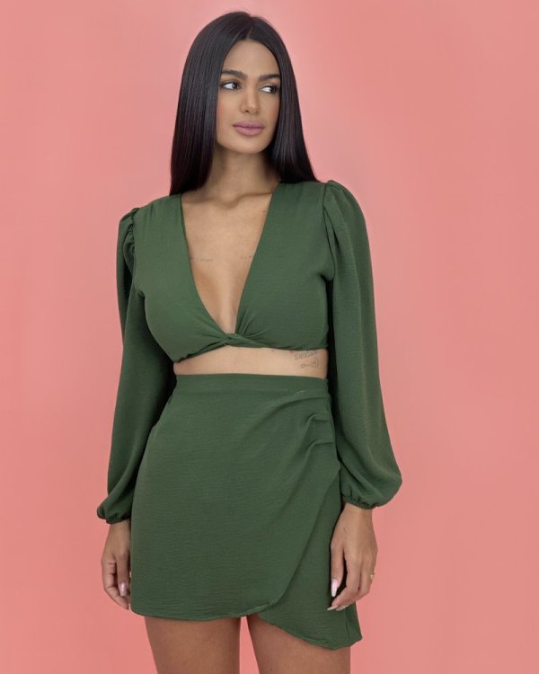 Saia Simone - Verde Militar