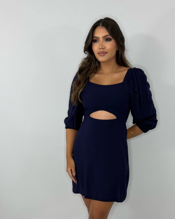 Vestido Yuna - Azul Marinho