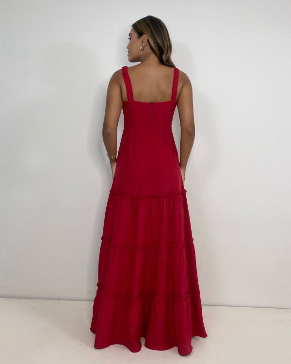 Vestido Vivi - Vermelho - Imagem 4