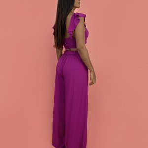 Conjunto Pantalona Samira - Fúcsia - Image 2