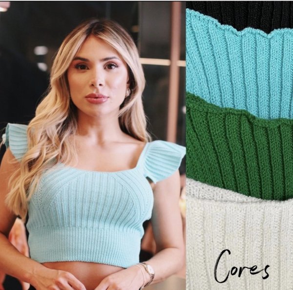 Cropped Tricot Rafa - Cores