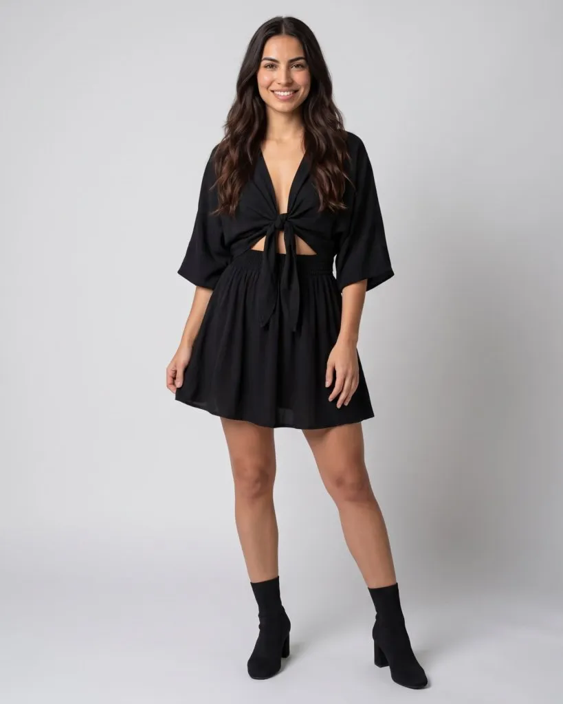 Vestido Manu - Preto
