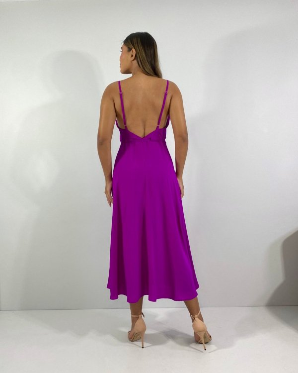 Vestido Felícia - Fúcsia - Imagem 3