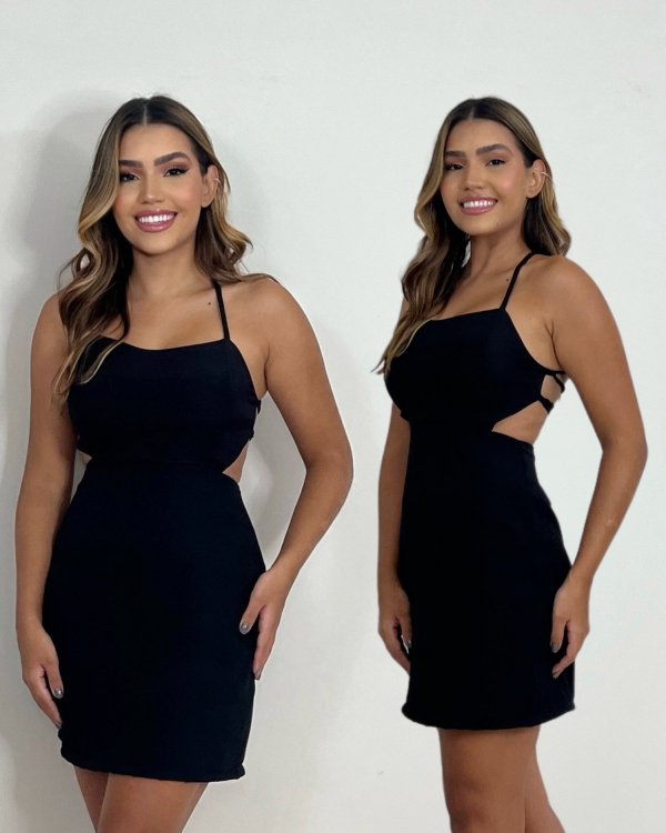 Vestido Thalia Curto - Preto - Imagem 4