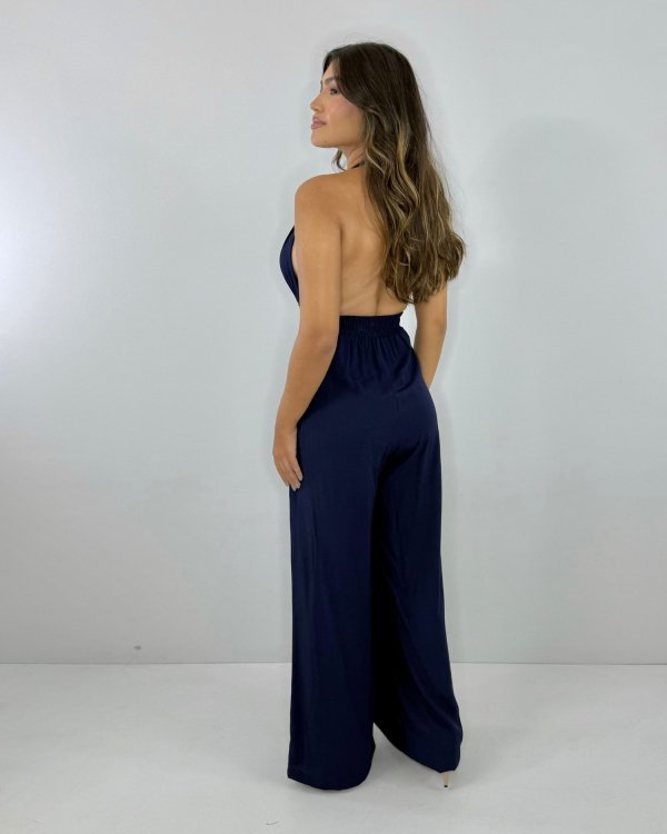 Macacão Carla - Azul Marinho - Imagem 4