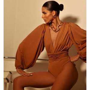 Body Heloísa -  Caramelo - Image 4