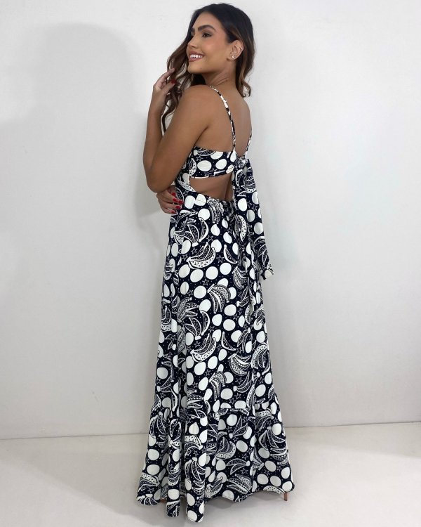 Vestido Ariel - Estampa Banana - Imagem 4