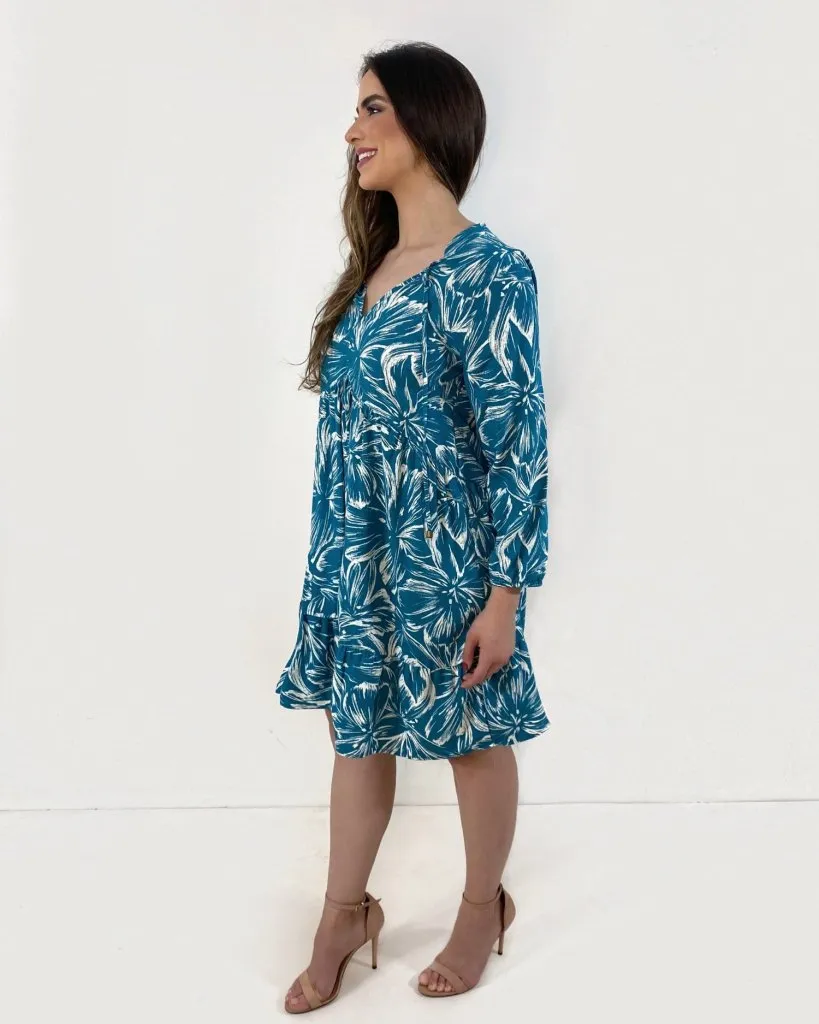 Bata Janine - Estampado Fundo Azul, foto 2