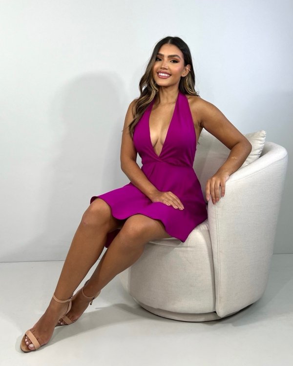 Vestido Hanna - Fúcsia - Imagem 7