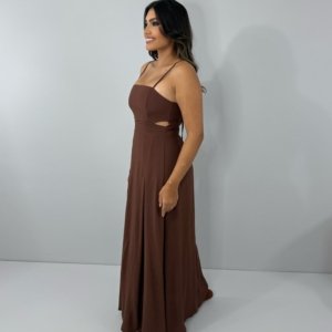 Vestido Babi - Marrom - Image 2