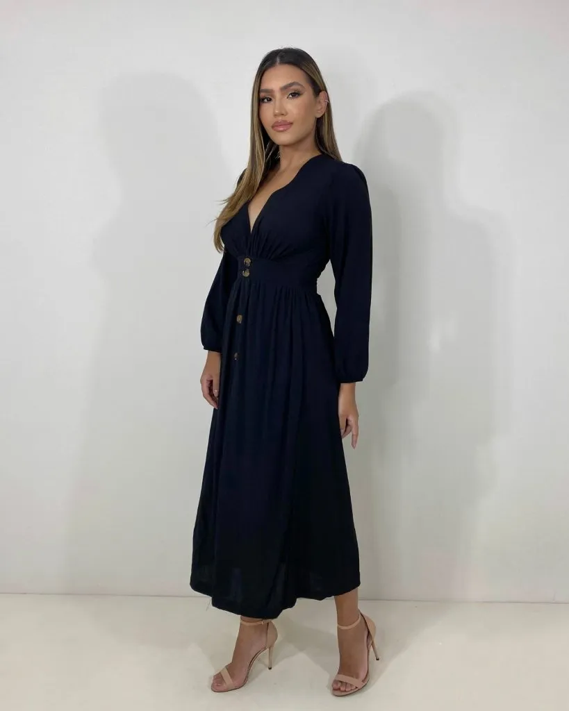Vestido Clara - Preto