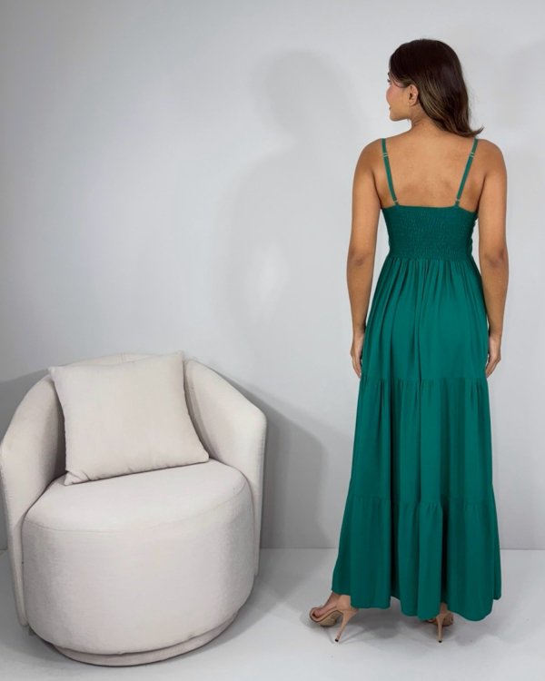 Vestido Helô - Verde Amazônia - Imagem 4