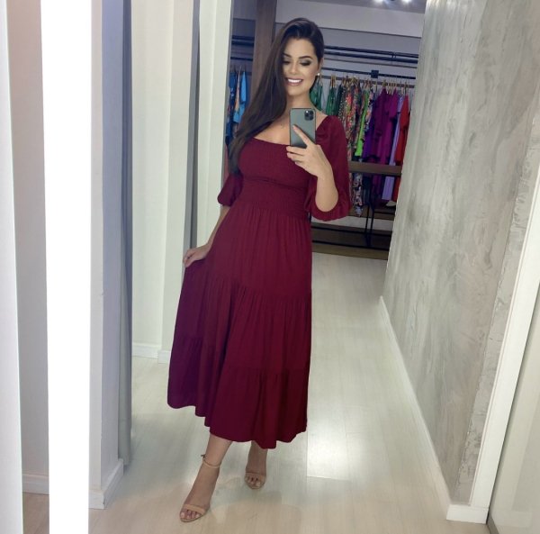 Vestido Juliana - Marsala - Imagem 2