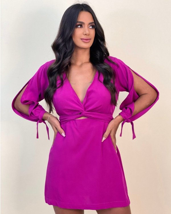 Vestido Marília - Fúcsia - Imagem 2