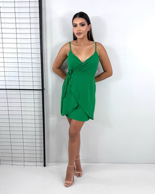 Vestido Anastasia - Verde Bandeira - Imagem 3