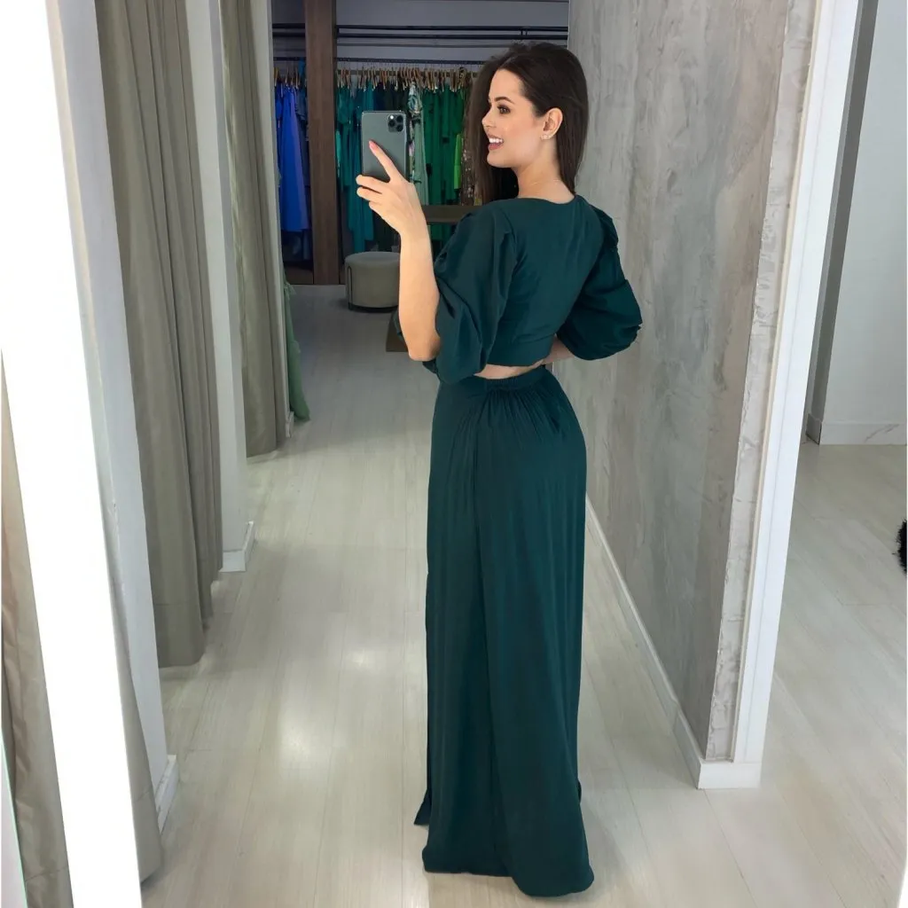 Conjunto Tereza - Verde Esmeralda