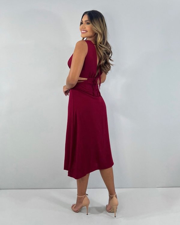 Vestido Aysha - Marsala - Imagem 2