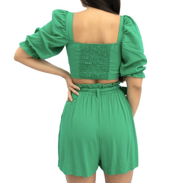 Conjunto Top Short Paloma - Verde Bandeira - Imagem 5