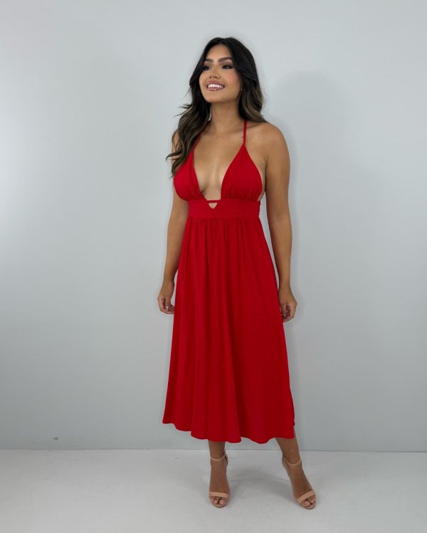 Vestido Heloína - Vermelho - Imagem 4